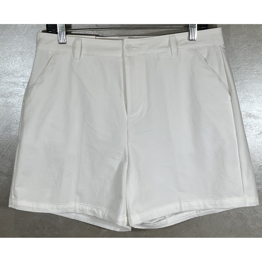 Walter Hagen Shorts Women's Size‎ 10 Clubhouse Traditional 5" Seersucker Golf